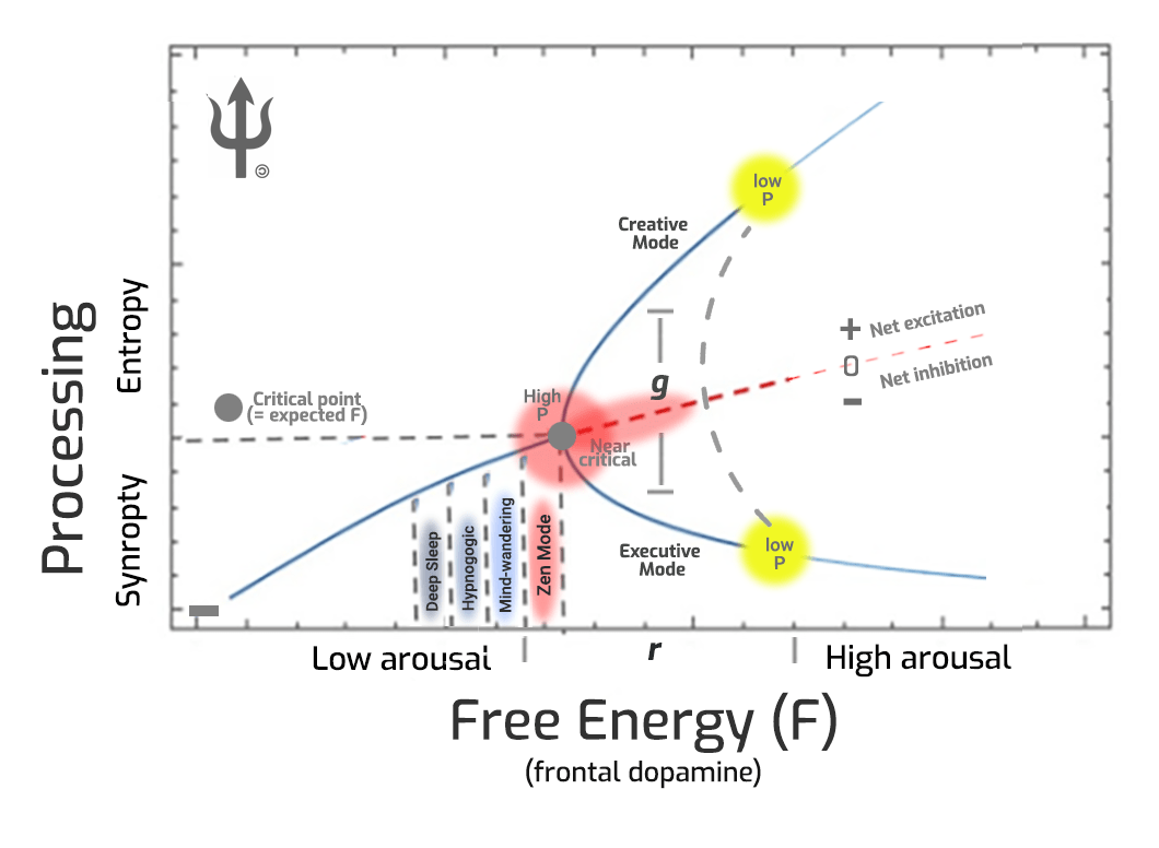 Trident model of g